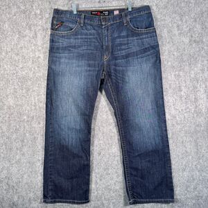 Ariat FR M4 Relaxed Boot Jeans Mens 40x30 Blue Denim Workwear